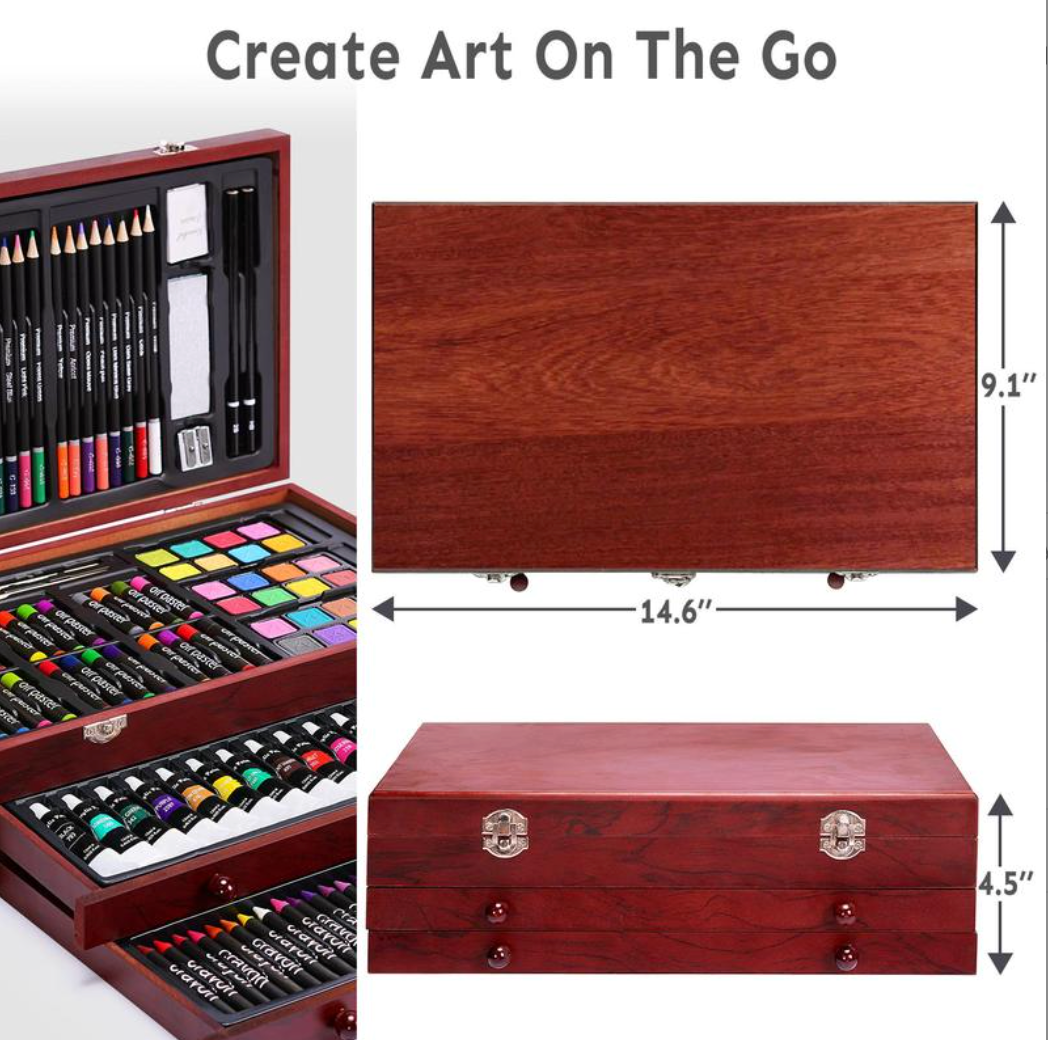 JoyPalette™ 175-Piece Deluxe Art Set