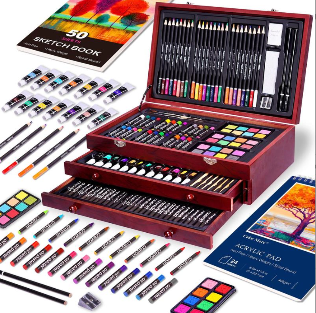 JoyPalette™ 175-Piece Deluxe Art Set
