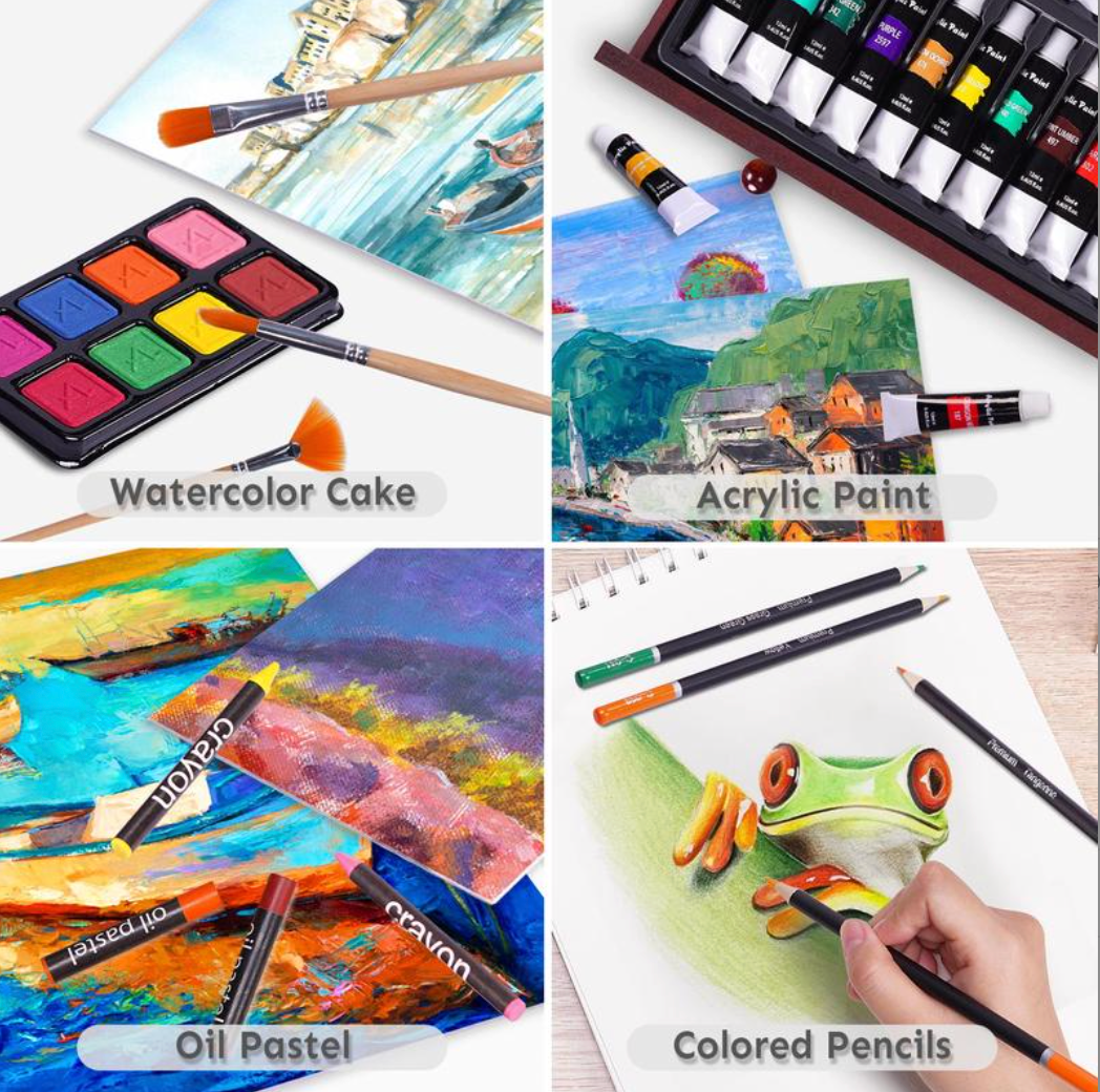 JoyPalette™ 175-Piece Deluxe Art Set
